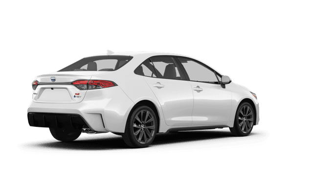 Toyota Corolla Hybrid - Back view Toyota Corolla Hybrid - Back view